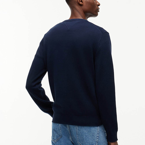 Tommy Hilfiger Ανδρική πλεκτή μπλούζα Tommy Flag Embroidery Lightweight Slim Jumper